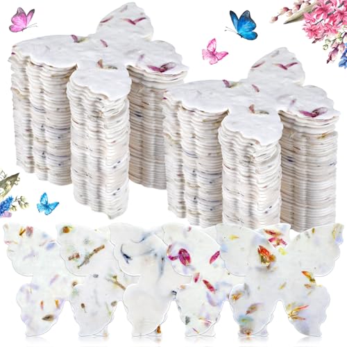 Handmade Seed Paper Plantable Wildflower Tags (50 Pcs)
