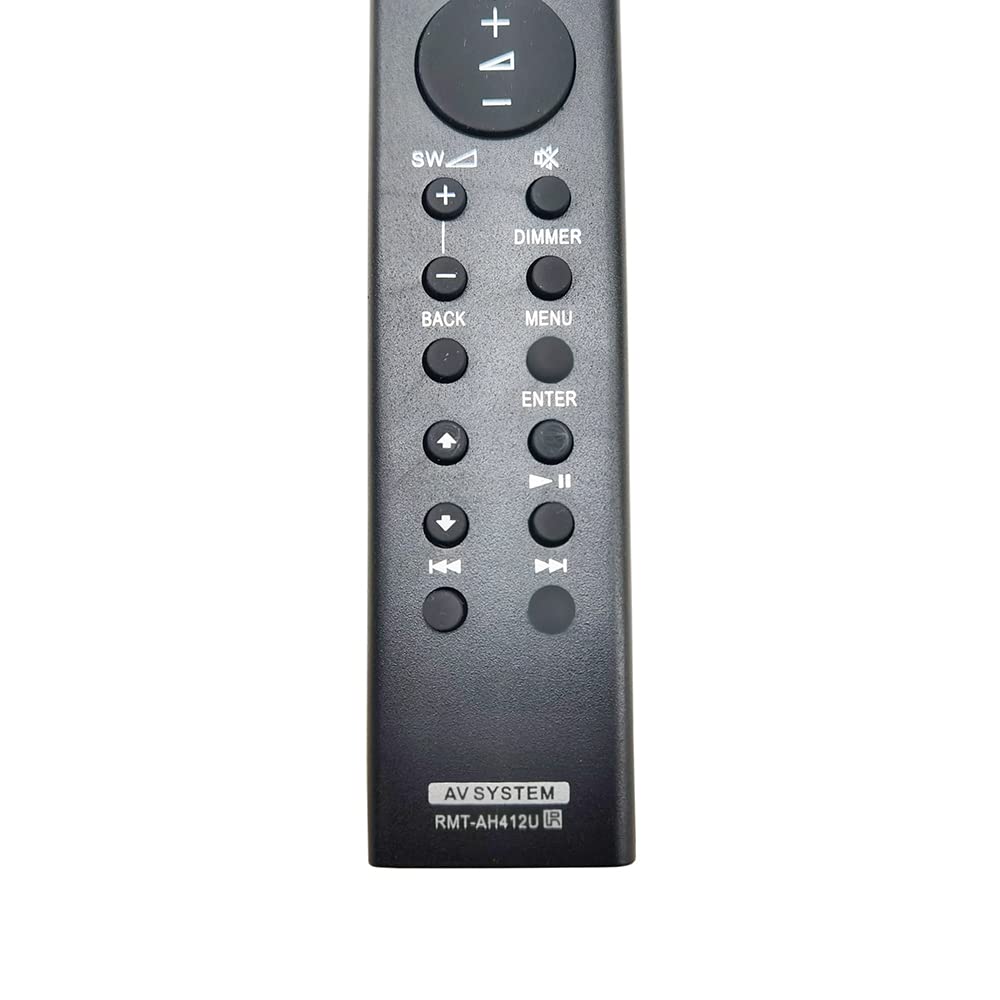 Telecomando Di Ricambio RMT-AH412U Per Soundbar Sony - Compatibile Con SSSS700RF, HT-S100F, HT-S20R E Molti Altri - Plug & Play, Nessuna Programmazione