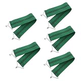 5 Pezzi Cinghie Elastiche Rinforzate per Sedia Reclinabile, Fascia Elastica Spessa Elastico Verde, Resistente per Prevenire Crepe e Prolungare la Vita della Sedia