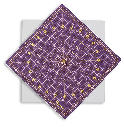 Alfombra de Corte giratoria Victor autocurable en 32x32cm, apta para Costura y manualidades...