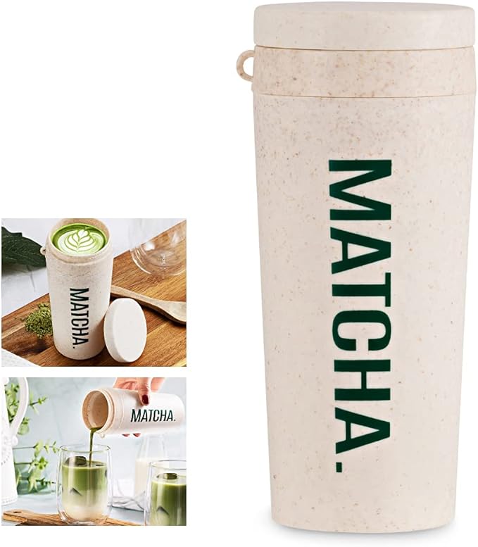 Generic Matcha shaker bottle Iced matcha shaker Matcha latte shaker