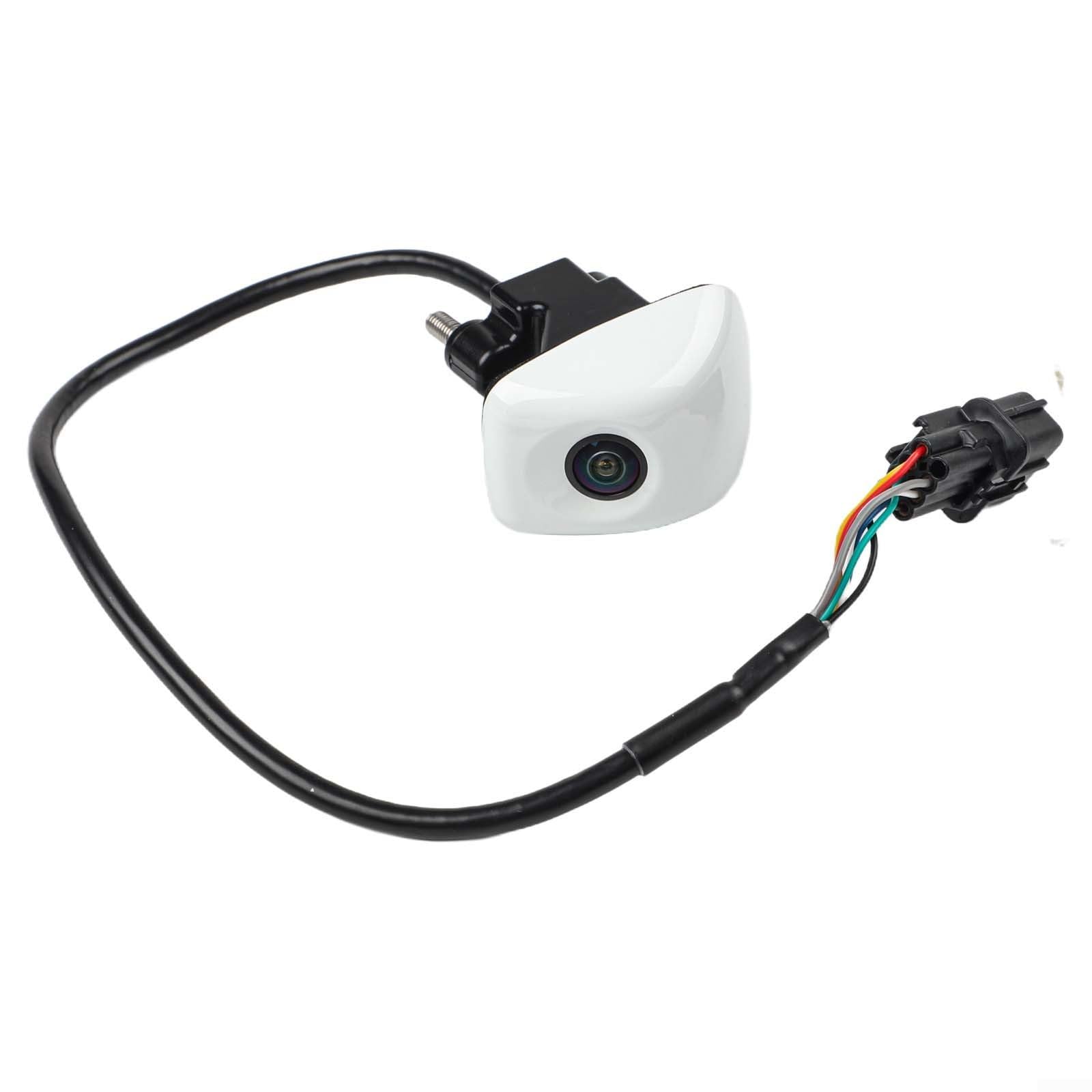 Cámara de marcha atrás blanca para coche, cámara de visión trasera 95760 C8001, metal ABS, 12 V, instalación directa para for hyundai i20, reemplazo de asistencia de estacionamiento de