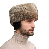 XL (Hut Umfang:60-62cm).Hochwertiges Kunstfellfutter aus Polyester, weich und warm.