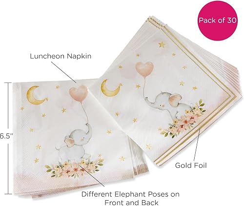 Vista 39 de Kate Aspen Decoraciones bohemias para baby shower, tamaño único, servilletas Arco iris Boho