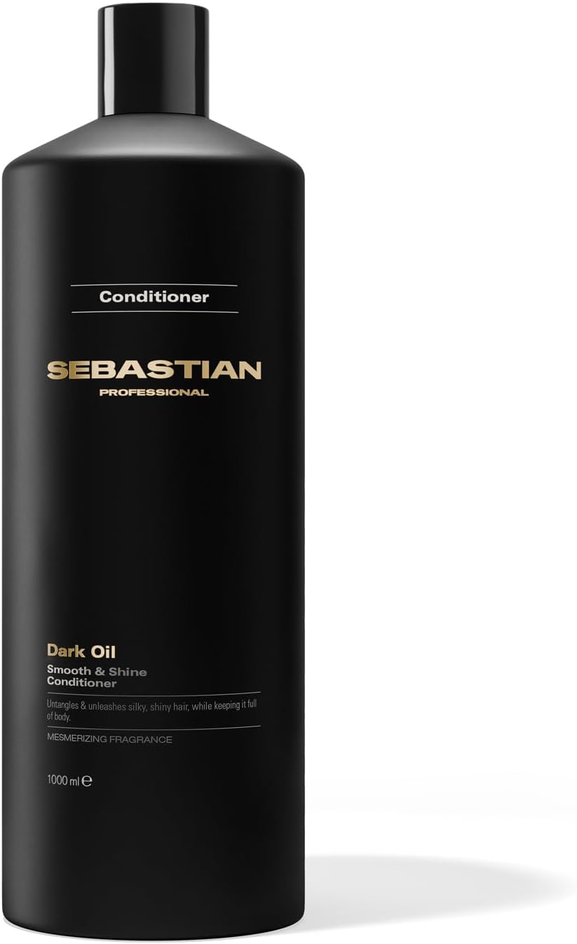 Sebastian Professional Dark Oil Smooth and Shine Conditioner – Balsamo districante e idratante che dona ai capelli morbidezza, lucentezza e un’elegante brillantezza effetto seta