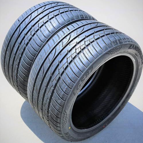 Set of 2 (TWO) Landgolden LGS87 All-Season Truck/SUV High Performance Radial Tires-315/35R20 315/35ZR20 315/35/20 315/35-20 110W Load Range XL 4-Ply BSW Black Side Wall UTQG 500AA