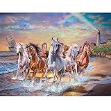 【DÉCORATION ET CADEAUX ÉLÉGANTS】: La peinture au diamant 5D décore parfaitement votre salon, chambre, bureau, restaurant, bar ou partout où vous voulez assortir différents styles décoratifs, la peinture au diamant est la décoration de bricolage la plus populaire, est le cadeau parfait pour les anniversaires et les festivals .