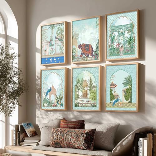 Image of kotart Premium Digital Traditional Art Paintings with Frame for Home Decor - Framed Wall Painting for Living Room Bedroom Office Room Decor - Painting for Wall Decoration - (19X25 INCH, C)