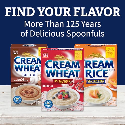 Image of Cream of Wheat Original Stove Top Hot Cereal, 2 1 /2 Minute Cook Time, 12 Ounce (Pack of 24)