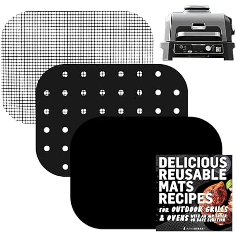 INFRAOVENS Reusable Grill Mats for Ninja OG701 OG751 Cover