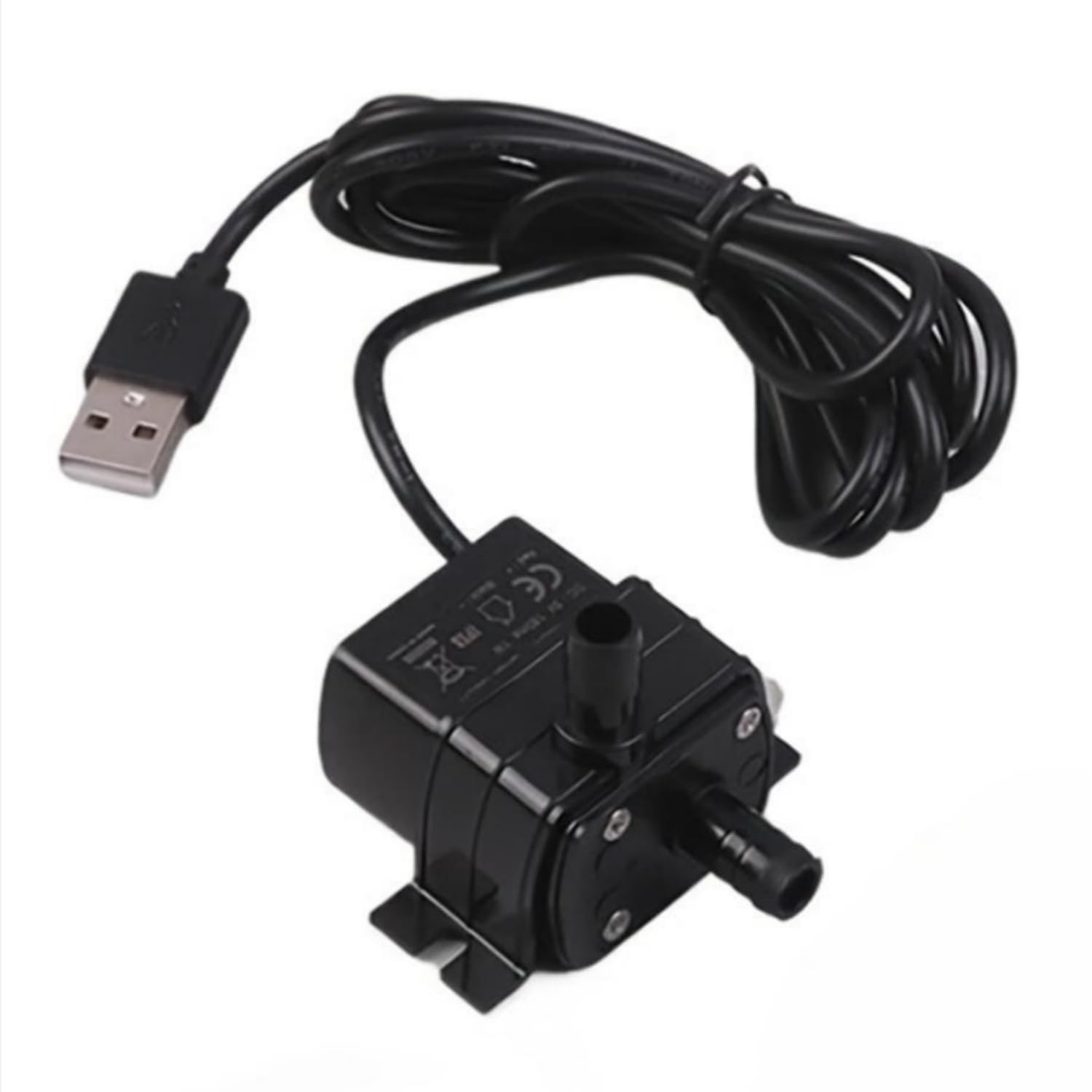 Amazon.co.jp: USB 5V 水中ポンプ 1W 130L/H 静音設計 噴水