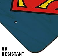 Vista 3 de GRAPHICS & MORE Letrero de Superman Classic S Shield Logo Home Business Office
