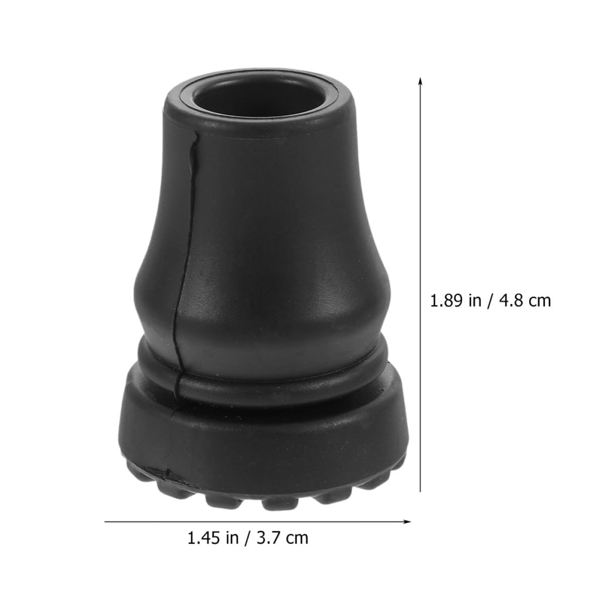 Yardwe Funda para Bastones De Trekking Lindo Dispensador De Cinta Revestimientos Agujereado Varilla De Respaldo De Espacios Alimentador Dispensador Y Cinta Black Caucho