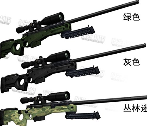 模型 ペーパークラフト 高級防水紙 AWP イギリス軍 L96A1灰