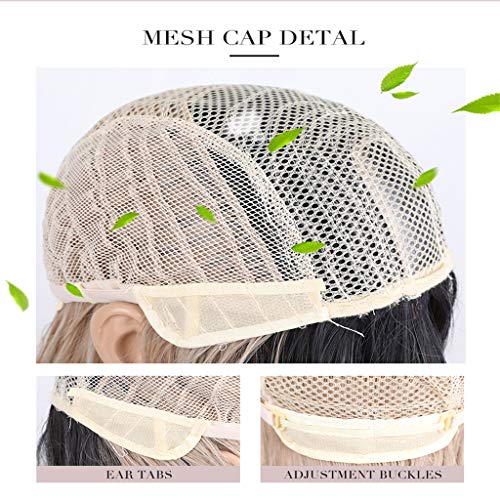 menolana Peruca Longa Reta Feminina de 24 Polegadas E Peruca Loira Fantasia Cosplay