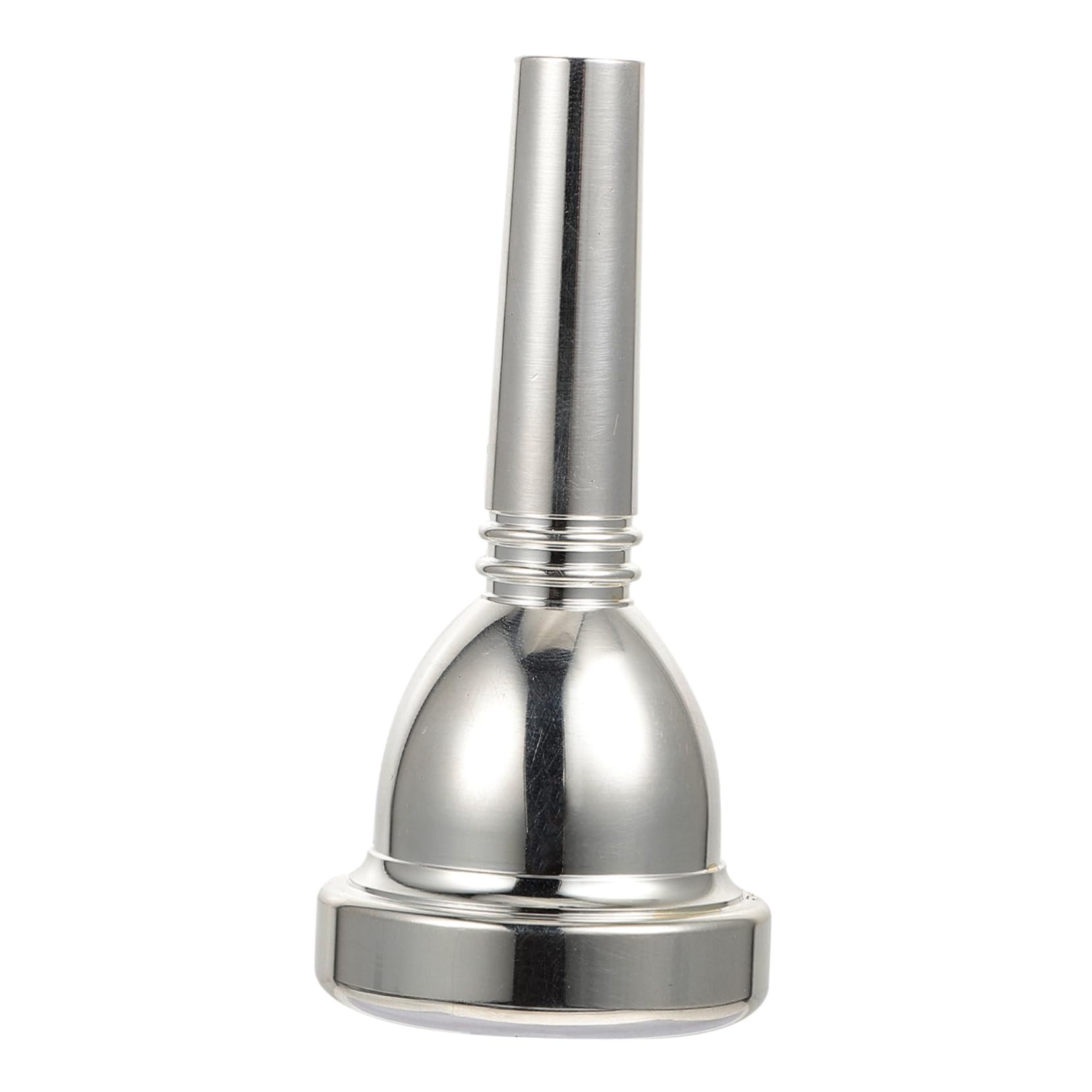 Levemolo Trombone Mouthpiece Replacement Silver Plating Non-slip Surface Sturdy for Trombone Players