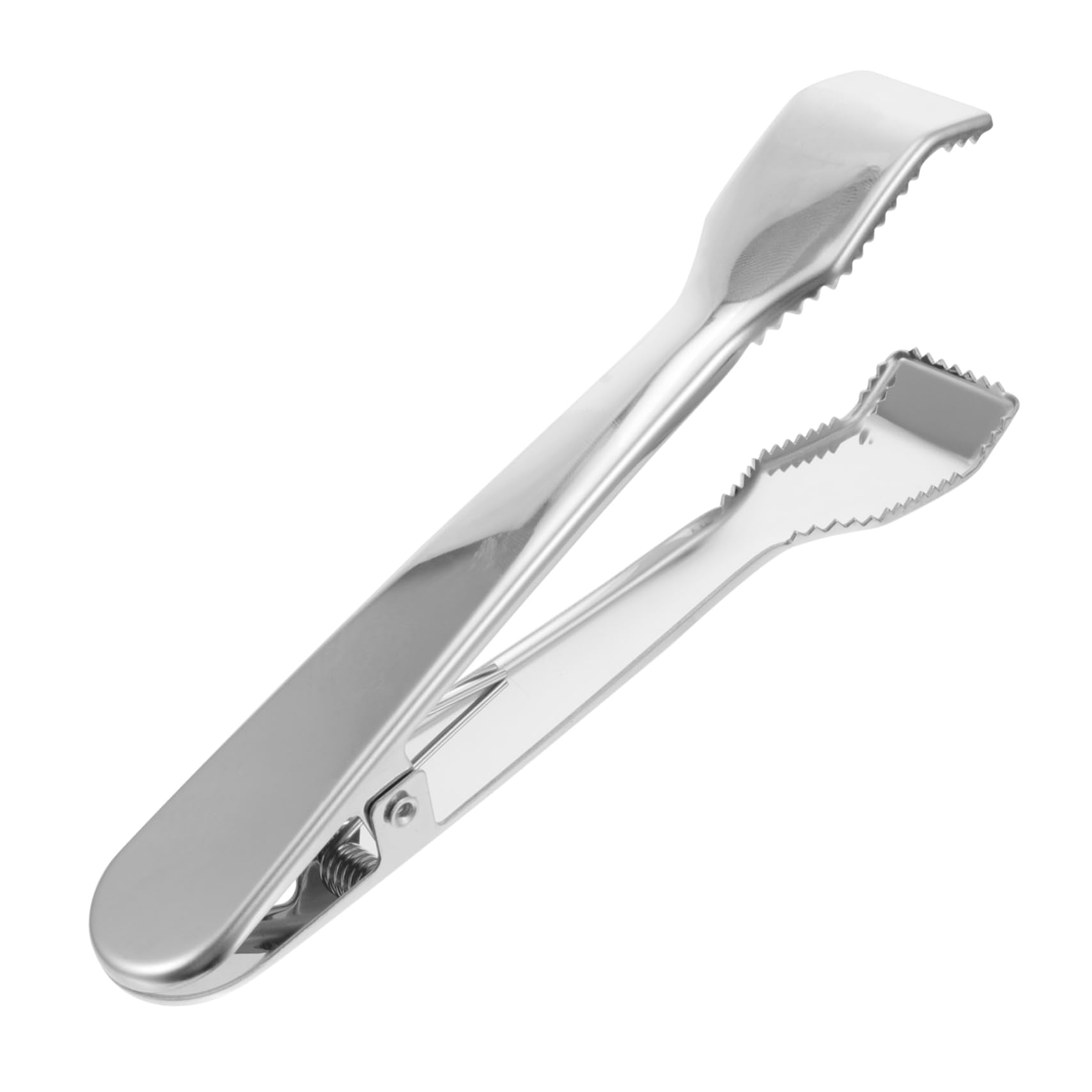 GRIRIW Stainless Steel Ice Clamp Mirror Surface Ice Clip Multifunctional for Bar