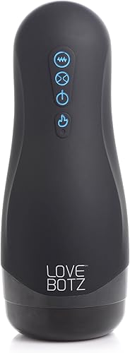 LoveBotz Auto Milker - Juguete masturbador masculino 15X con triple sensación, vibración de succión cálida, juguete de placer sexual para adultos,