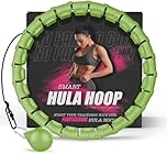K-MART Hula Hoop ponderato, Infinity Smart Hula Hoops con 16 Contatori, Massaggio automatico a 360 gradi, Infinity Hoop per adulti, Attrezzature per il fitness per la perdita di peso