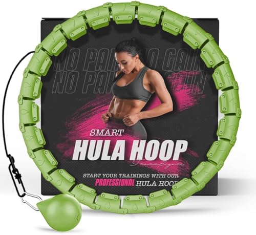 Hula Hoop Reifen Erwachsene Abnehmen und Massage, hulahuppreif zum abnehmen trainiert Hüfte, Beine, Po, hoopie der nie Herunterfällt, Hula Hoop mit Gewicht Kugel inkl Hula Hoop Reifen Erwachsene Abnehmen und Massage, hulahuppreif zum abnehmen trainiert Hüfte, Beine, Po, hoopie der nie Herunterfällt, Hula Hoop mit Gewicht Kugel inkl