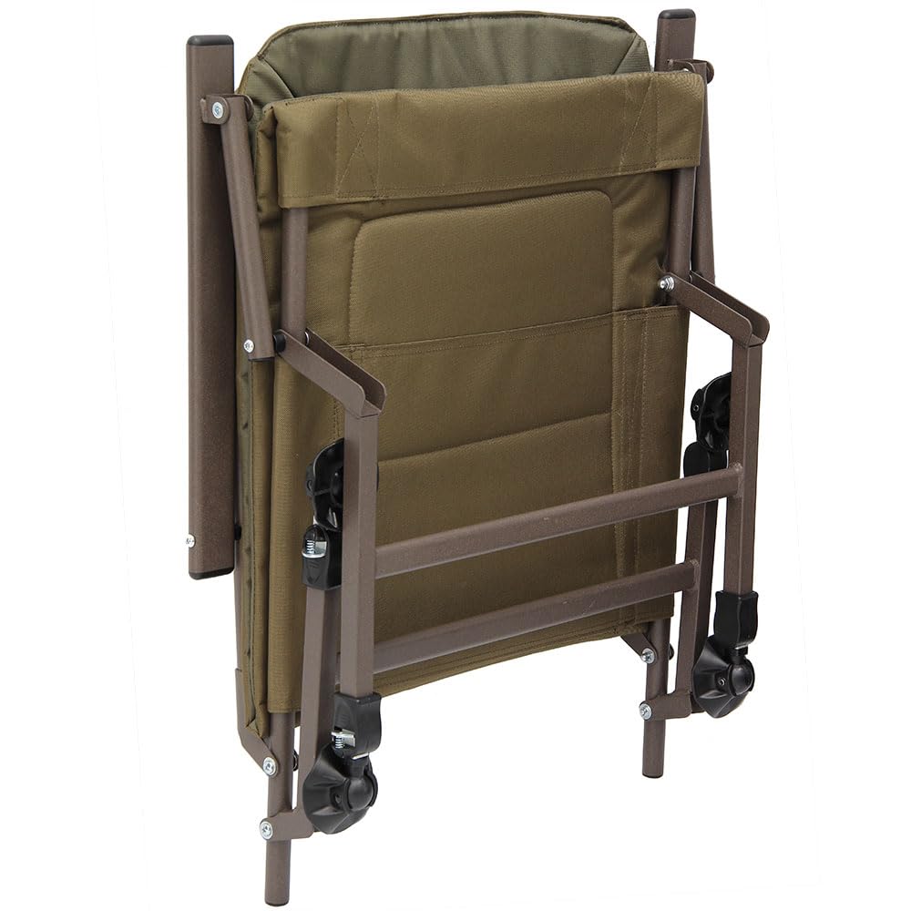 G8DS® XPR Angelstuhl gepolstert Schlammfüße verstellbar Armlehnen bequem Karpfen Angeln sitzen Chair