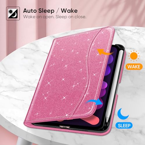 Fintie Folio-Schutzhülle für iPad mini 7 (A17 Pro, 7. Generation) 2024 / iPad mini 6 (6. Generation) 8,3 Zoll, Multi-Winkel… – Ansicht 3