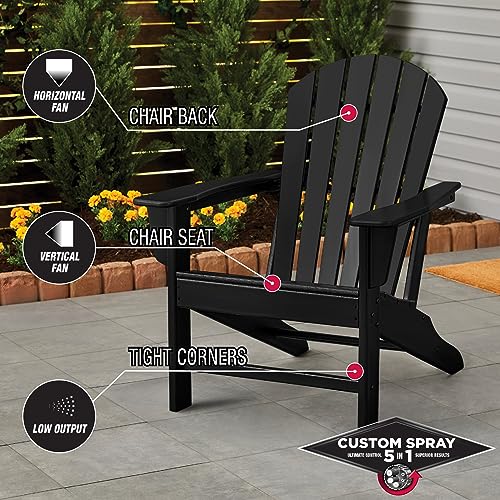 Image of Rust-Oleum Stops Rust Custom 5-in-1 Spray Paint, Gloss Black | Rust Preventive Protective Enamel, Multi Surface (Metal, Wood and More), Adjustable Dial for Better Control, Fast Dry, 6 Pack