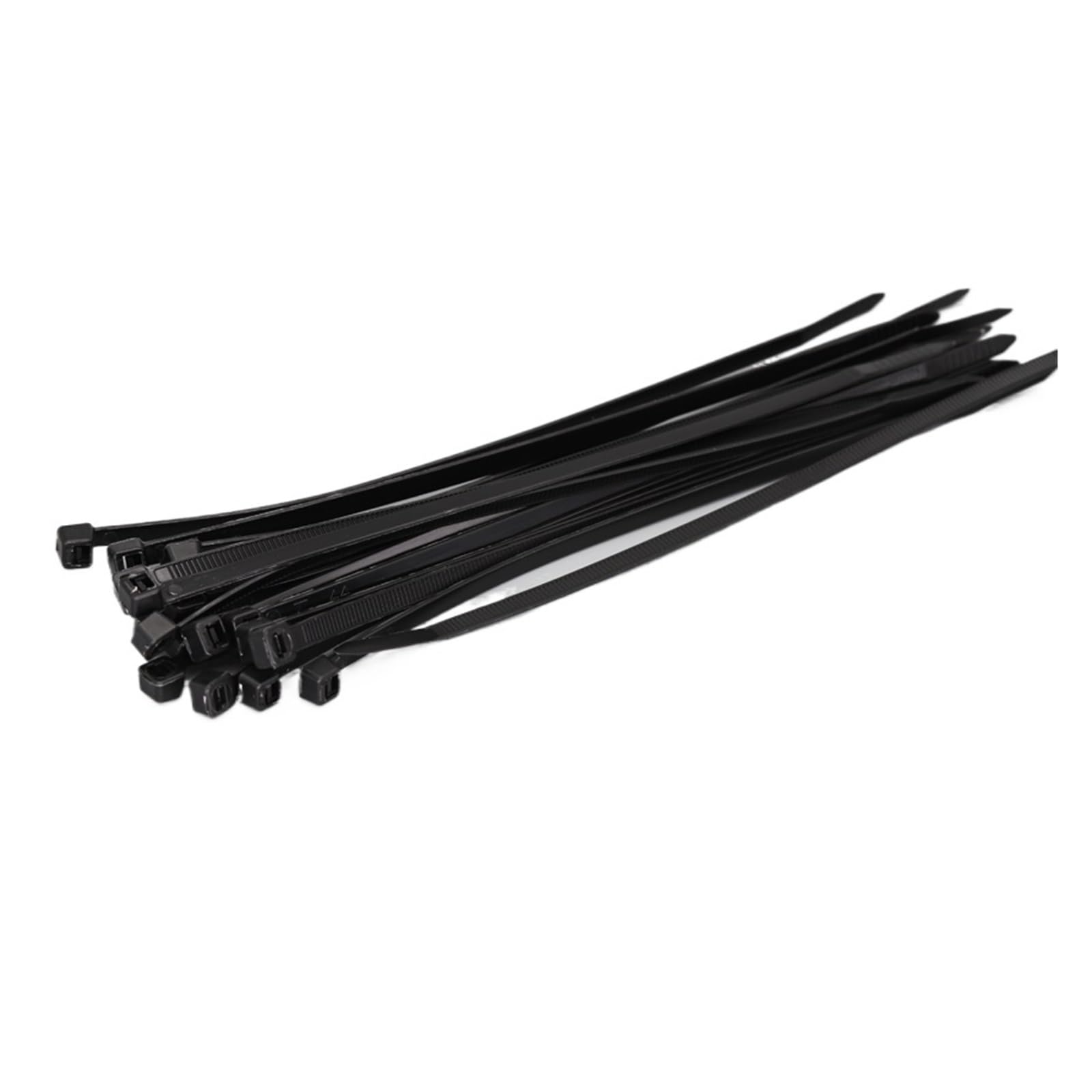 Wszgsbng Black 100Pcs 2.5Mm Width Self-Lock Nylon Plastic Strap Wrap Fasten Zip Ties(,3X300mm)