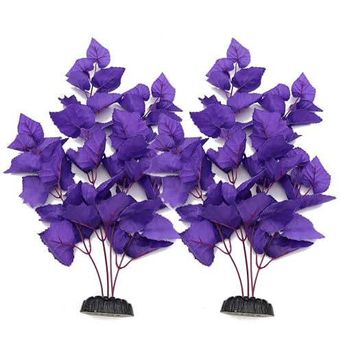 ALEGI 16 Inch Purple Silk Plants