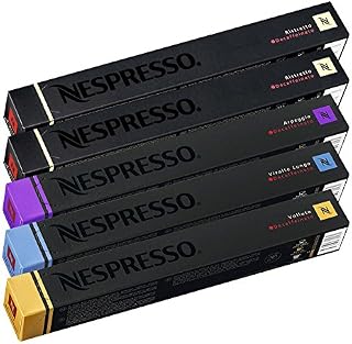 50 Nespresso Decaffeinated Capsules Mixed Variety