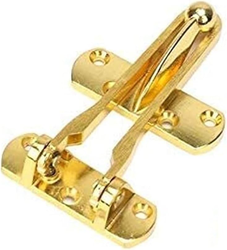 EFARMA Slide Latch,Sliding Door Locks,Gate Bolt Lock, 90 Degree Stainless Steel Door Latch Right Angle Sliding Bending Door Lock Latch Screw Locker Hardware Accessories with Screws