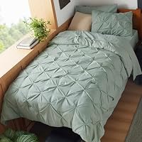 Bedsure Twin XL Comforter Set & Sheet Set, 5-Piece Sage Green Bed in a Bag — image 2