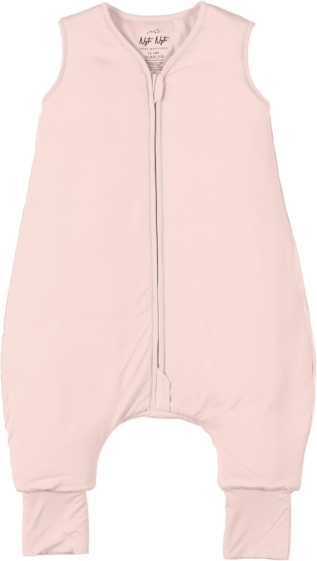 Baby - Sleeveless Soft Baby & Toddler Sleeping Sack, Breathable with Adjustable Feet Cuffs & Anti-Slip Grip