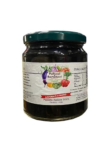 Palluzzi Olive Nere Denocciolate 314 Gr