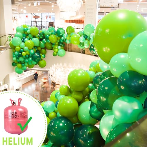 Image of PartyWoo Lime Green Balloons 4pcs 36 Inch Light Green Latex Helium Balloons for Graduation Wedding Baby Shower Anniversary Birthday Dinosaur Jungle Golf Football Theme Party Decorations Green-Y6