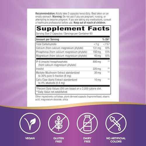 Nature's Way Cell Forte MAX3, IP-6 & Inositol, Immune Support*, 120 ct - image 5