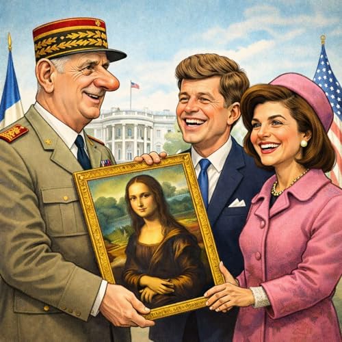 Le voyage de Mona Lisa aux &Eacute;tats-Unis en 1963 - FREE episode - DELF A2 / B1 - Compr&eacute;hension orale - French Intermediate Level