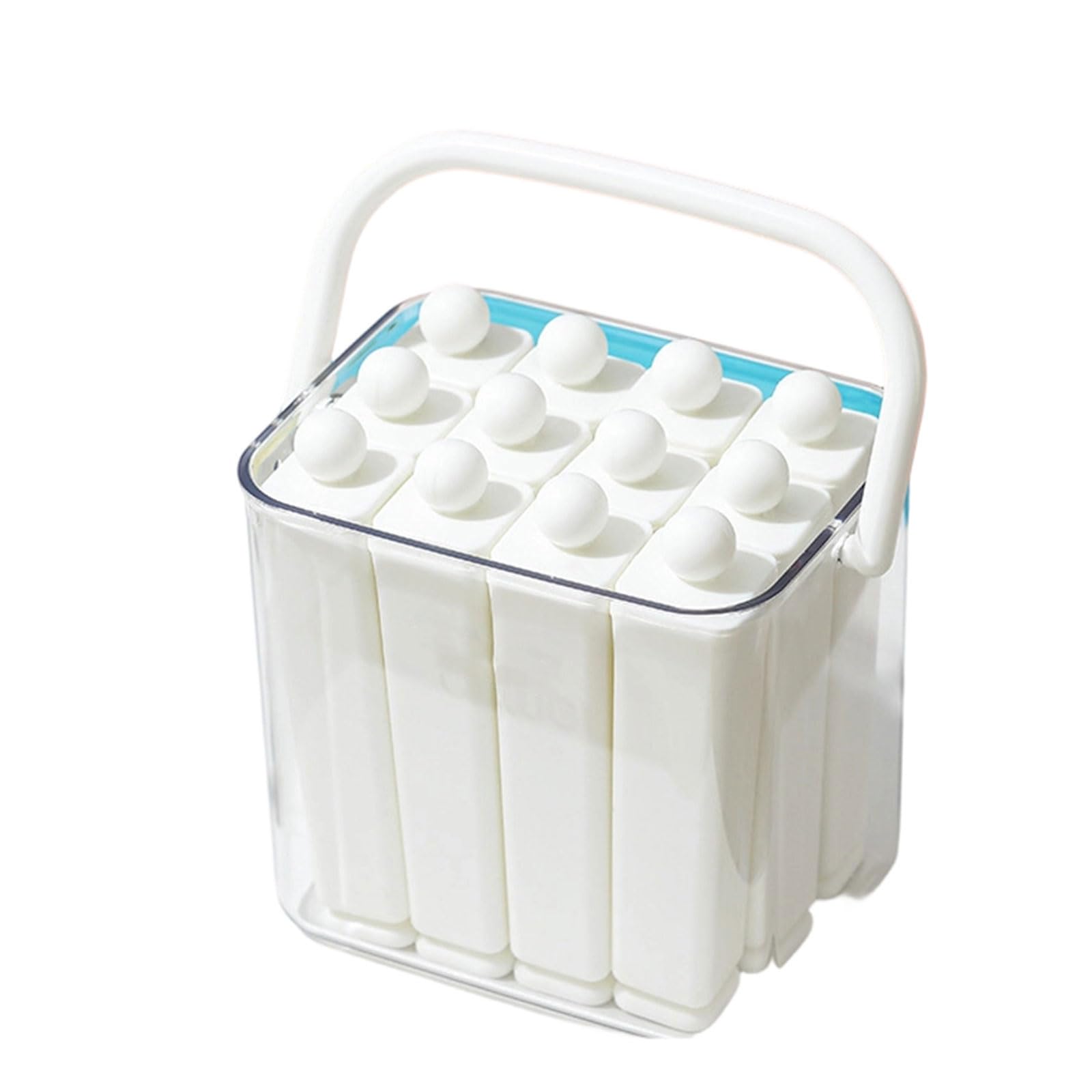 ZEPFJHE Silicone Ice Stick Set with Lid Easy Release for Homemade Popsicles and Cocktails Freezers Popsicles Mold