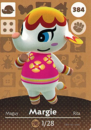 Nintendo Animal Crossing Happy Home Designer Amiibo Card Margie 384/400 USA Version