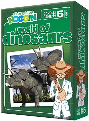 Outset Media Professor Noggin's World of Dinosaurs Trivia Card Game - an Educational Trivia Based Card Game for Kids - Trivia, True or False, and Multiple Choice - Ages 7+ - Contains 30 Trivia Cards image 3