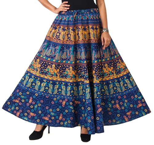 Image of Premium Cotton Skirt for Women with Pocket, Free Size