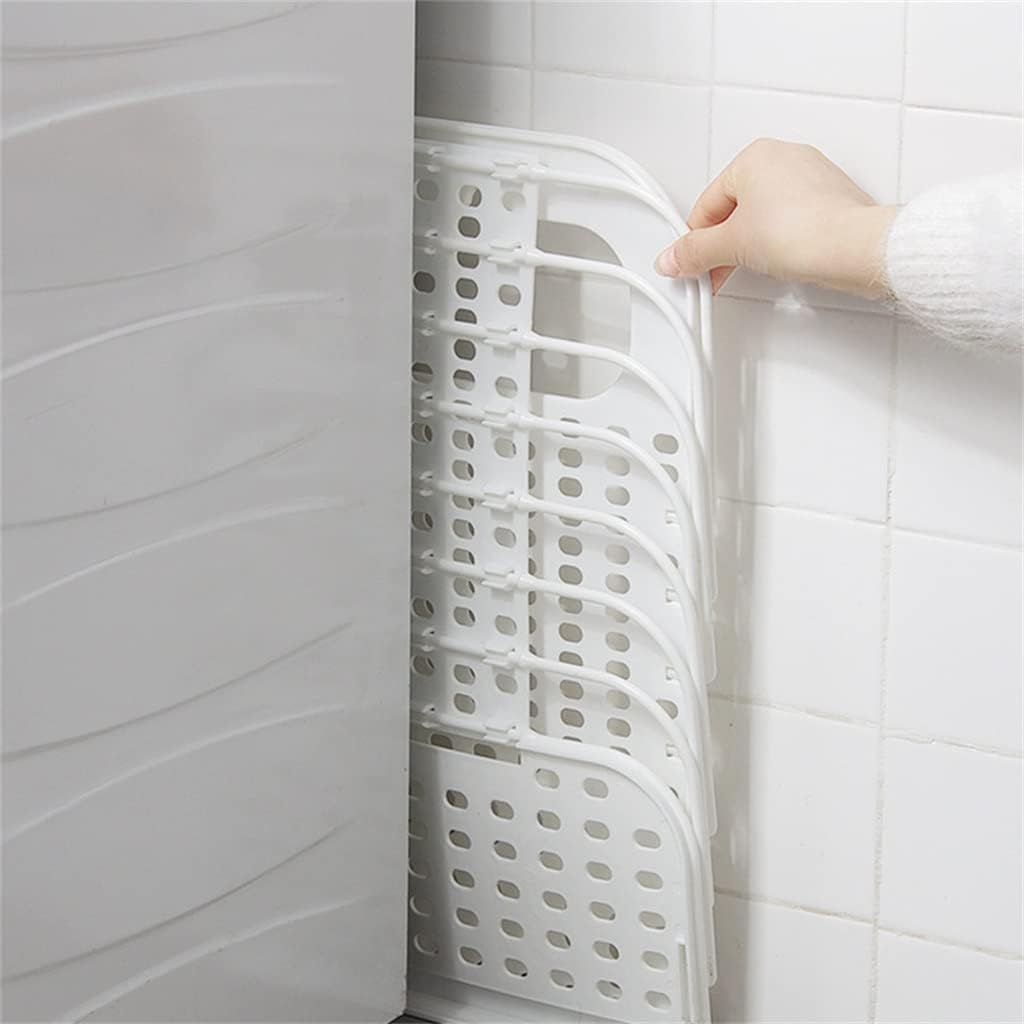 Plastic Foldable Laundry Basket Dirty Clothes Storage Basket Household Laundry Hamper Clothes Storage Bag with Hook (Color : B, Size : 28 * 46 * 17cm) (A 28 * 46 * 17cm)
