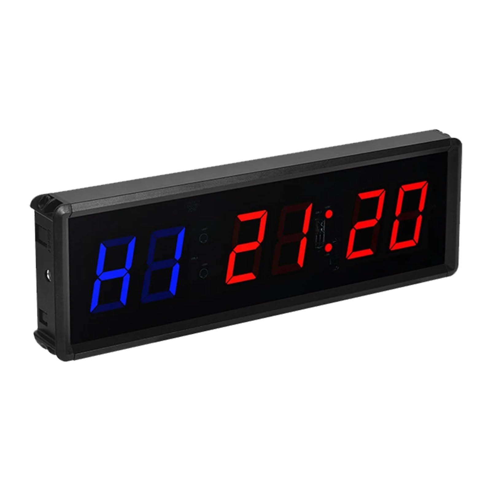 Temporizador de Gimnasio portátil, Reloj LED Entrenamiento, Temporizador Digital con Control Remoto, Fitness Multifuncional for y Deportes al Aire Libre