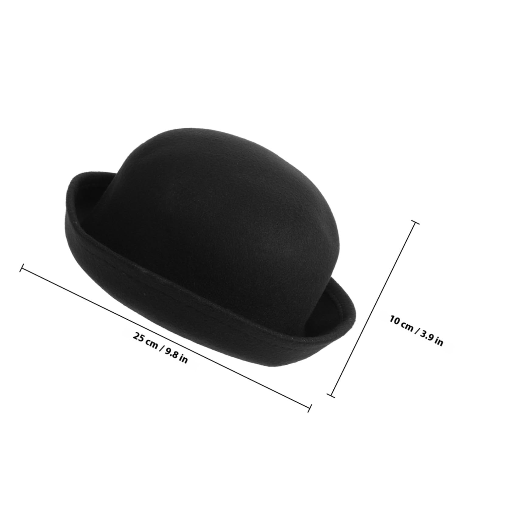 Healeved Cappello Donna in Lana Autunno-Inverno Bordo Arrotolabile e Forma a Cupola per Look Raffinato e Vintage