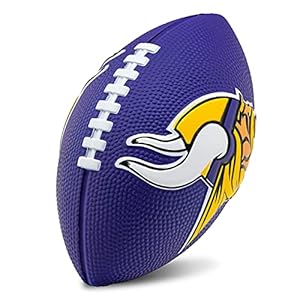 Franklin Sports NFL Team Foam Footballs – Soft Foam Youth Mini Footballs for All NFL Teams – Kids Junior 8.5″ Football + Air Pump Sets – Official NFL Licensed Footballs