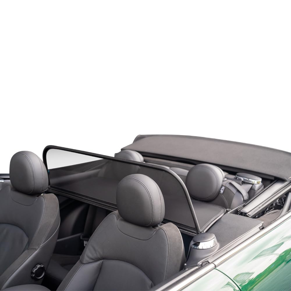 Aperta Windschott passend für Mini Cooper Cabrio (2015-2024) F57 - Ohne Bohren - 100% Passgenau OEM Qualität Schwarz Windstop Windabweiser