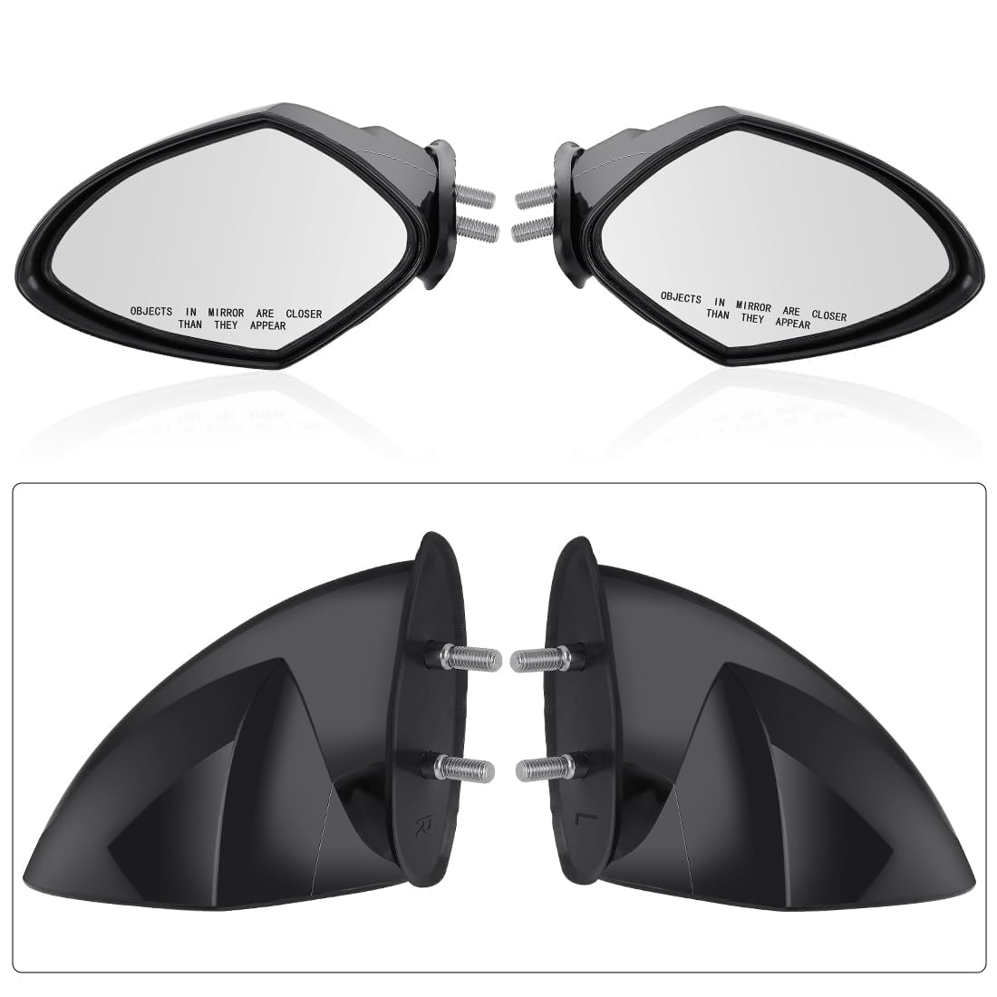 Specchietti Laterali Sinistro & Destro per Yama-ha Waverunner VX1100 VX 1100 Cruiser Deluxe Sport 2005-2009