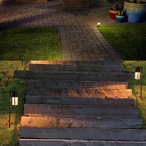 Makergroup T5 T10 Wedge Base Led Light Bulbs Glass Dome 12Vac/Dc 2Watt Warm White 2700K-3000K For Outdoor Landscape Lighting Deck Stair Step Path Lights 6Pcs #TOP3