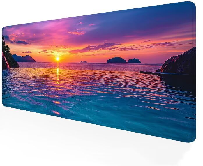 Tapis Souris XXL antidérapant pour ne plus manquer d'espace PC