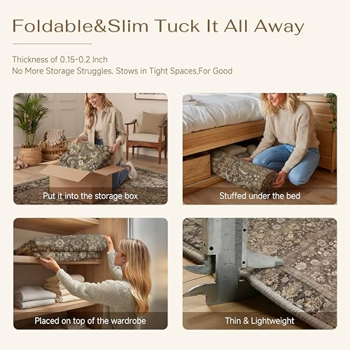 HUGEAR 3 Piece 2x3/2x4/2x5 Washable Rug for Entryway — view 6
